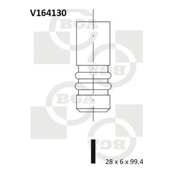 Ventil motoru Sací ventil BGA V164130