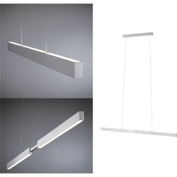 Bodové svítidlo PAULMANN SmartHome Zigbee LED závěsné svítidlo Aptare 18W stmívatelné hliník kartáčovaný kov - PAULMANN P 79815