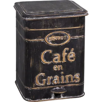 Odpadkový koš Antic Line Retro černý koš na odpadky