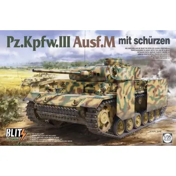 Plastikový model Takom 1/35 Pz.Kpfw.III Ausf.M mit Schürzen