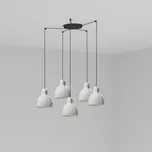 FARO VENICE závěsné svítidlo 5x žárovka, bílá - FARO FARO 64255-111-5L