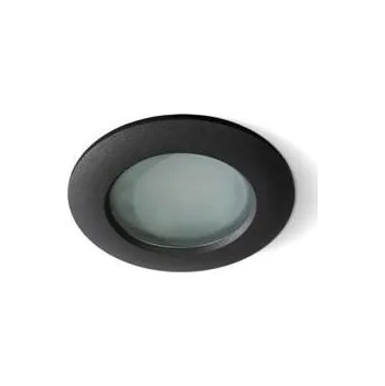 Koupelnové svítidlo AZZARDO Koupelnové stropní zápustné bodové svítidlo Azzardo Emilio black AZ0809 MR16/GU10 1x50W IP54 9cm černé - AZZARDO AZZ AZ0809