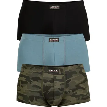 Boxerky Pánské boxerky LITEX barevné Barva: černá, Velikost: XL, kód: LI-9B530-XL-901
