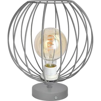 Lampička Stolní lampa MERCURE 1xE27/15W/230V šedá + záruka 3 roky