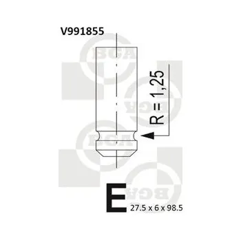 Ventil motoru Sací ventil BGA V991855