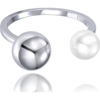 Prsten Stříbrný prsten s perlou