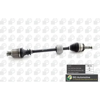 Hřídel nápravy Hnací hřídel BGA DS1500R