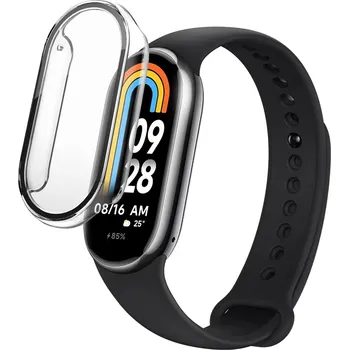 Sportovní měřič Ochranný kryt pro Xiaomi Smart Band 8 - Průhledný MBSCZ-3DKRYTPR8