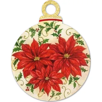 Vánoční ozdoba Vánoční ozdoba z plexiskla - Vánoční hvězda na béžovém