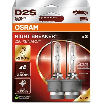 Autožárovka OSRAM Night Breaker 220 Xenarc 66240XN2-2HB D2S 85V 35W 2 ks