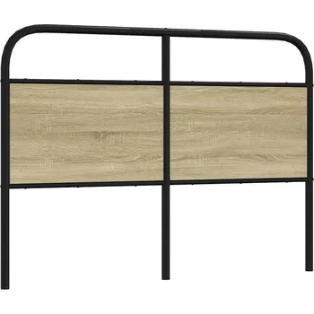 vidaXL Náhradní čelo postele 120 cm ocel a kompozitní dřevo [4100338] Barva: dub sonoma