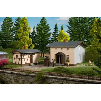 Modelová železnice Strážní domek s vedlejší budovou H0 - Auhagen 11457
