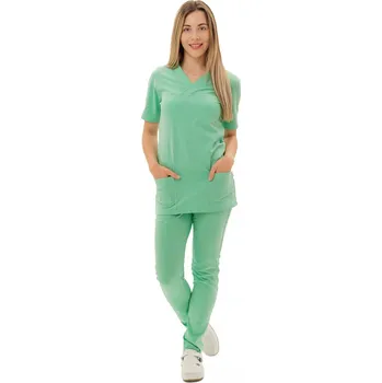 Zdravotnický oděv Perlička® Zdravotnická košile LUJZA Mátová Barva: Mátová, Velikost: M