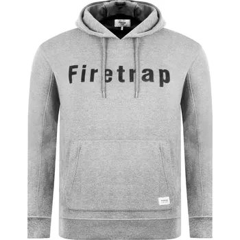 Pánská mikina Mikina Firetrap Grey Marl 1055983 4XL