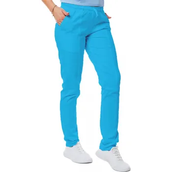 Zdravotnický oděv Perlička® Zdravotnické kalhoty TINA Úplet Tmavý tyrkys Barva: Tmavý tyrkys, Velikost: S