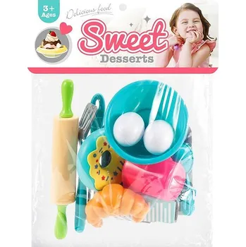 Dětská kuchyňka Vizopol Sada nádobí s válečkem - v sáčku, 37 × 26 × 5 cm