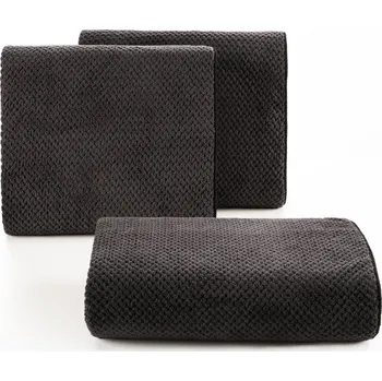 RYCHLESCHNOUCÍ RUČNÍK Z MIKROVLÁKNA ZOE1 70X140 CM TMAVĚŠEDÁ