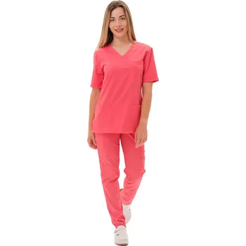 Zdravotnický oděv Perlička® Zdravotnická košile LORA SATTÉ Coral Barva: Coral, Velikost: 38