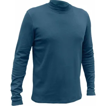 Pánské tričko Pánské tričko se stojáčkem, dlouhý rukáv KIMAD 901 modrošedá XXL