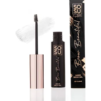 Péče o řasy a obočí SOSU Cosmetics Gel pro fixaci, zvýraznění a definování obočí 5 ml SOSU Cosmetics