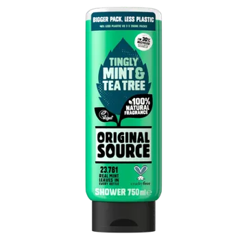 Koupelová kosmetika Original Source Mint Tea Tree sprchový gel, 750 ml