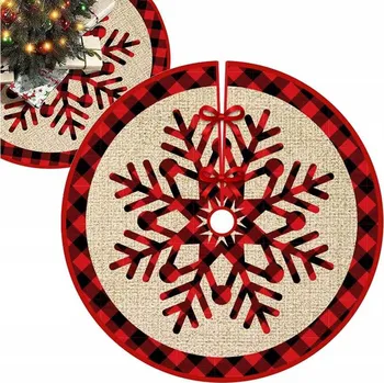 Vánoční dekorace VERK GROUP Koberec pod stromeček 120cm červený