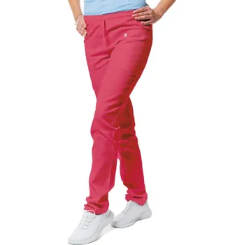 Zdravotnický oděv Perlička® Zdravotnické kalhoty SISI SATTÉ Slim Cyklámen Barva: Cyklámen, Velikost: 56