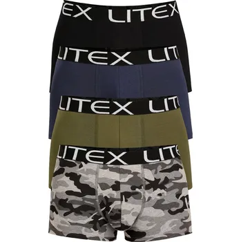 Pánské spodní prádlo Pánské boxerky LITEX barevné Barva: černá, Velikost: M, kód: LI-9B531-M-901