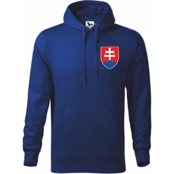 Pánská mikina ON-DESIGN Pánská mikina se slovenským znakem 2 Velikost: 3XL, Barva: královská modrá