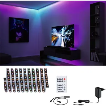 LED páska PAULMANN EntertainLED LED pásek Dynamic RGB 3m 5W 60LEDs/m RGB+ 10VA - PAULMANN P 78887