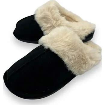 Pánské pantofle Fashion Pánské černé domácí papuče 04 Černá, 41