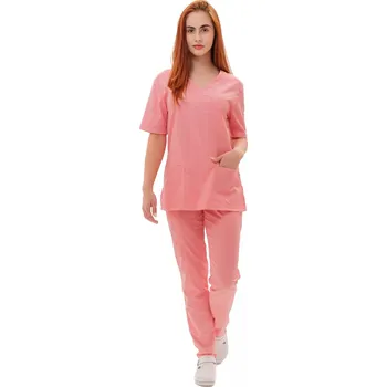 Zdravotnický oděv Perlička® Zdravotnická košile LORA SATTÉ Staroružová Barva: Staroružová, Velikost: 38