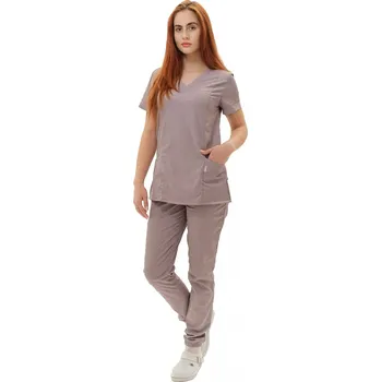 Zdravotnický oděv PERLIČKA - VIKY SATTÉ - Zdravotnická košile - Šedá - Velikost: 50