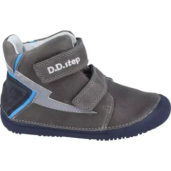 Dívčí tenisky DDstep 063 celoroční boty - šedé s tyrkysovou 29