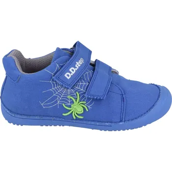 Dívčí tenisky DDstep 063 plátěnky modré - pavouk 36