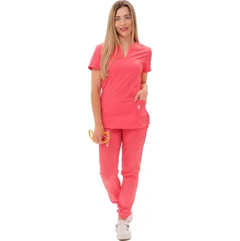 Zdravotnický oděv Perlička® Zdravotnická košile LILI SATTÉ Coral Barva: Coral, Velikost: 38