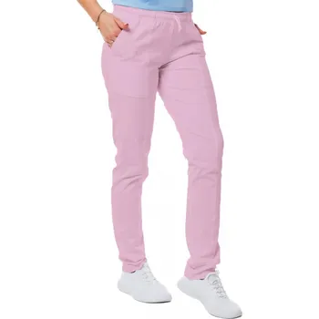 Zdravotnický oděv Perlička® Zdravotnické kalhoty TINA Úplet Růžová Barva: Růžová, Velikost: M