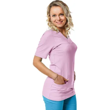 Zdravotnický oděv Perlička® Zdravotnická košile LUJZA Růžová Barva: Růžová, Velikost: M