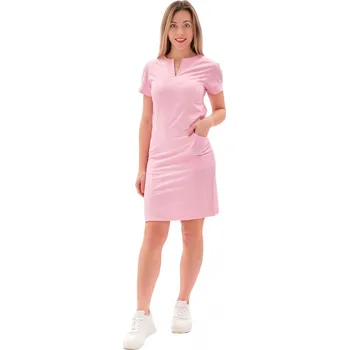 Zdravotnický oděv Perlička® Zdravotnické šaty Mia SATTÉ® Růžová Barva: Růžová, Velikost: XXS