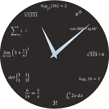 Hodiny KUBRI KU2106 - Matematické hodiny od českého výrobce o rozměrech 20 až 44 cm