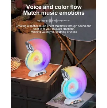 Bluetooth reproduktor Bluetooth reproduktor, S RGB světly. (L-39 Bezdrátový kuželový reproduktor s RGB světly, hlasitým stereofonn)