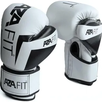 Boxerské rukavice Boxerské rukavice AZAFIT bílé 10 oz Odolné a pohodlné