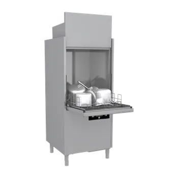 Myčka nádobí RMgastro RM - S 202 REC ABT Myčka na černé nádobí dvouplášťová s odpadovým čerpadlem a rekuperací 70x70 - 400 V + záruka 3 roky