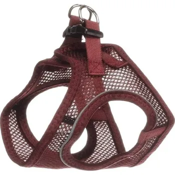 Postroj pro psa Postroj FLAMINGO Step & Go Bento vínový (S) 30-35x37-40cm