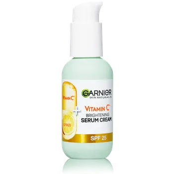 Pleťový krém Garnier Skin Naturals sérum krém s vitaminem C pro rozjasnění pleti, 50 ml
