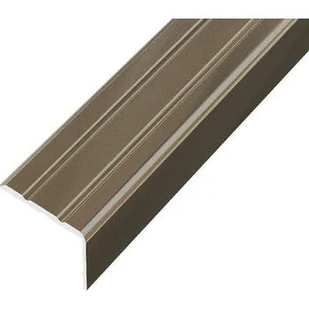 Stavební profil ACARA AP5 Schodová lišta samolepící BRONZ, 20mm/0,9m