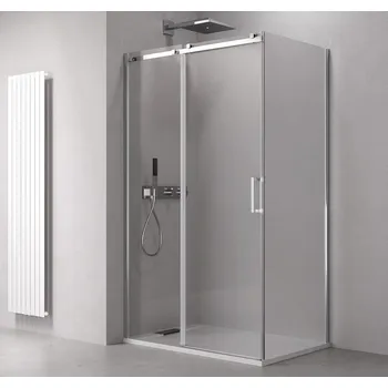 Thron Square čtvercový sprchový kout 1000x1000mm, hranaté pojezdy TL1010-5002