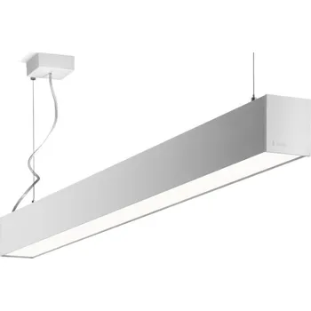 HALLA Svítidlo nástěnné / závěsné Lina80 LED-MODUL 1x39W 5490lm 3000K IP40 1964x80x93mm stříbrná - HALLA HAL 11-501I-35GEE/830, S