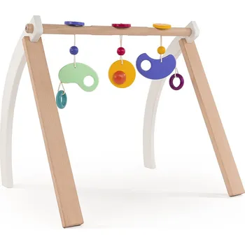 Dřevěná hračka Bajo Dětská hrazdička pro batolata