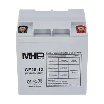 Auto-moto baterie Baterie olověná 12V / 28 Ah MHPower GE28-12 GEL